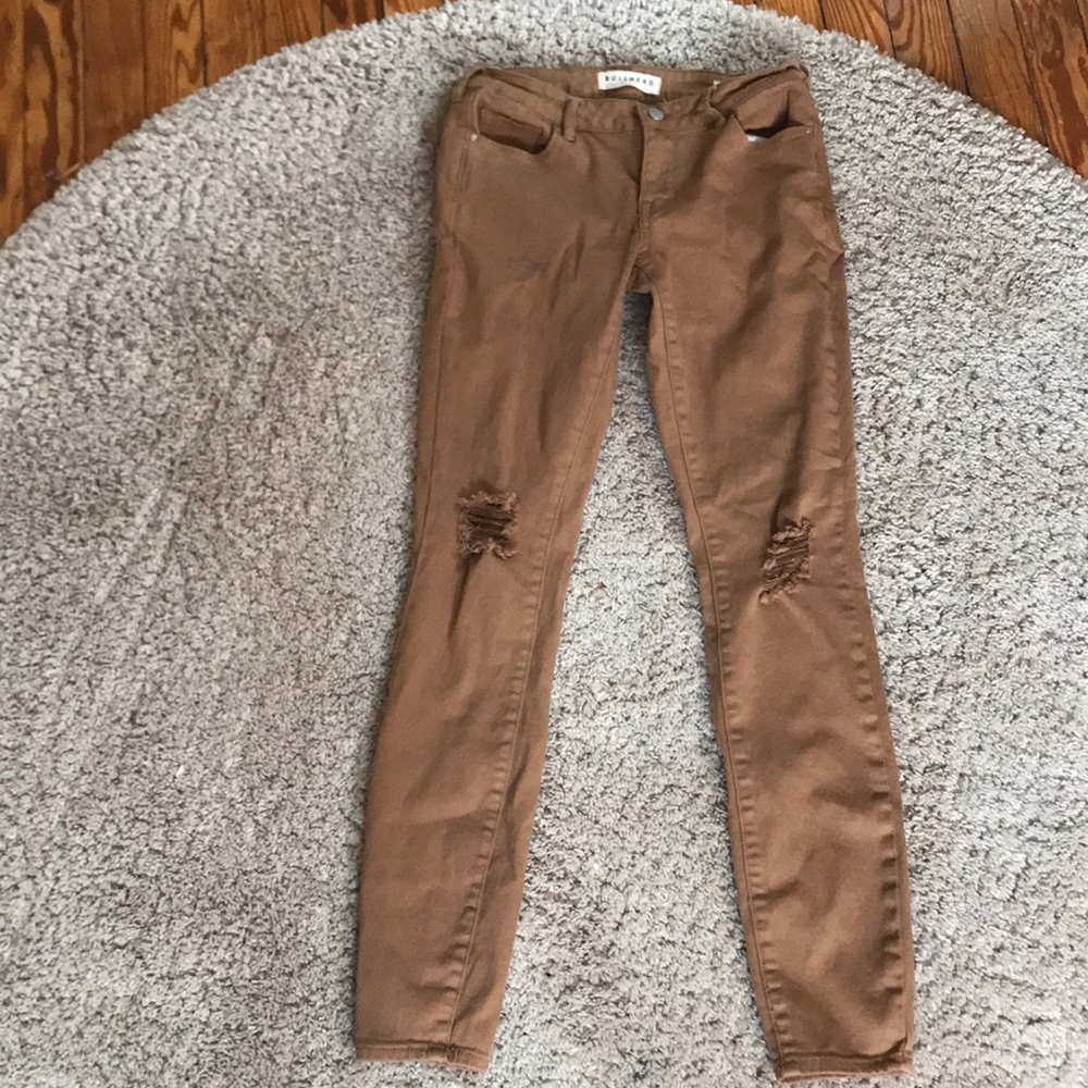 Bullhead Lowrise Ripped Jeans